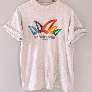 Vintage Olympics Souvenir Tee Oversized Shirt